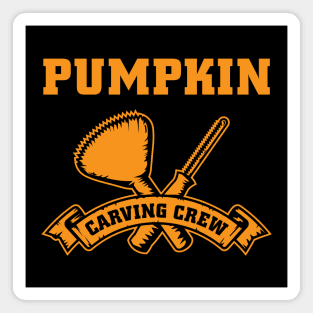 Pumpkin Carving Crew Magnet